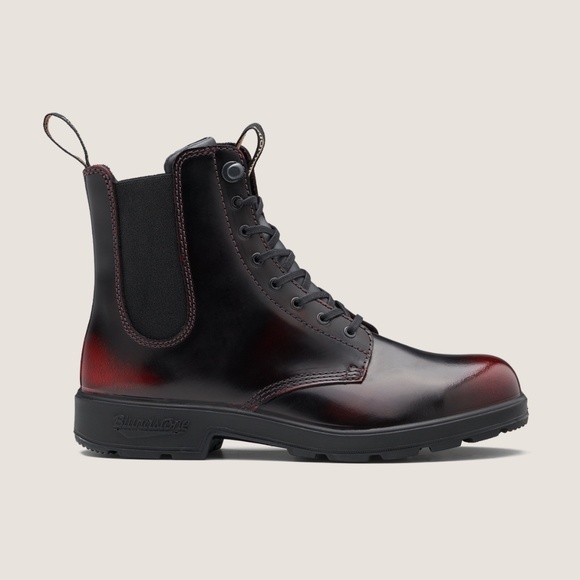 Blundstone | Water resistant | LACE UP BOOTS - BORDEAUX BRUSH | size 7.5 - Picture 2 of 8